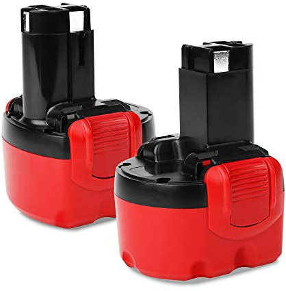 CELLONIC 2X Batteria 2607335461, 2607335272, 2607335707, 2607335707, BAT048 Compatibile con Bosch PSR 960, PSR9.6 ve-2,Exact 6, GSR 9.6v Ricambio da 3Ah, 9.6V, per utensile attrezzo Power Tool