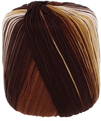 1 Rolle Häkelgarn Strickgarn Baumwolle Farbverlauf Garn Kaleidoskop Garn für DIY Hüte Pullover Schal Handschuhe