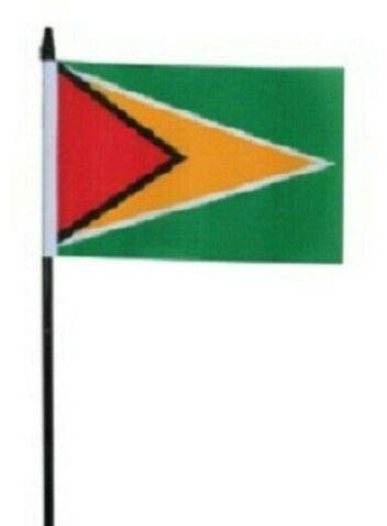 FlagSuperstore - Bandera de Guyana pequeña, 15 x 10 cm