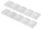 Battery Holder Case,10pcs Clear Plastic Dampproof Battery Holder Storage Box Case Container,Battery Storage Box, Battery Storage Case, Battery Holder Clear for Gopro 3 4 5 6