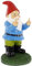 Gnometastic Mittelfinger Zwerg Statue Groß 31,8 cm hoch - Original Doppelvogel Gartenzwerg Statue Dekoration und Rasen Ornament - Outdoor Lustige Gartenzwerge Rasen Ornament