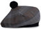 UMAM Tam o' Shatner Tammy-Mütze aus Acrylwolle, traditionell, Flache Motorhaube, Kilt, viele Tartans, Black Watch Weathered 013tcp, One Size