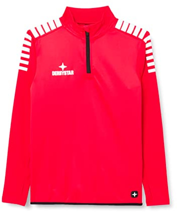 Derbystar Herren Primo Sweatshirt, Rot Weiss, 116/128