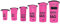 DonDon Dry Bag wasserdichte Tasche 2l, 5l, 10l, 15l, 20l, 30l Pack-Sack Beutel mit Schultergurt - pink 30 Liter