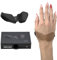 DELTAHUB Carpio 2.0 - Left-Handed Truly Ergonomic Wrist Rest for Mouse, Carpal Tunnel Support, Pain Relief, Anti-Fatigue, Easy Glide, Sleek, Office Computer, Laptop, Gaming - Small, Black