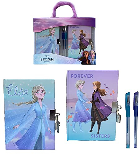 M.C. srl Frozen FR0754 Tagebuch mit Stiften 2 Stück