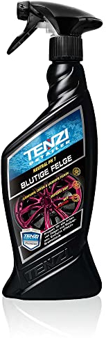 TENZI Premium Felgenreiniger Blutige Felge (600ml) Spray für Auto & Motorrad - kraftvolle, säurefreie Felgenpflege pH neutral mit Wirkindikator - Reiniger für Alufelgen, Stahlfelgen, Chrom, lackierte