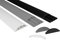 HEXIM Chemin de câbles 68x18mm semi-circulaire PVC Couverture de câbles pour TV, mur & sol (8 mètres blanc) Revêtement de câbles Gaines rondes Plancher