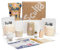 Sculpd Candle Making & Pottery Kit - Complete 2 Person Art Set: Includes Air Dry Clay, Soy Wax, Fragrance & Tools - DIY Arts Crafts Gift for Adults, Teens, Men & Women Candles Crafting (Orange Ginger)