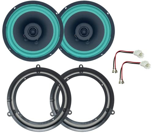 Kit 2 Casse IPNOSIS IP-01165 per Fiat Panda dal 2003 al 2012 con 2 Supporti Anteriori e 2 Connettori