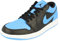NIKE Air Jordan 1 Low Scarpe da Uomo, Black/Black-University Blue, 8.5 UK, Nero Blu università 041, 43 EU