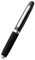 Mini-Kugelschreiber Kugelschreiber Kurz Parabolhe Schwarz Hochwertig Ergonomische Kugelschreiber mit Touchpen Kuli Metall Kugelschreiber Set für Büro und Haushalt (Schwarz)