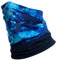 Hilltop® Polar Multifunktionstuch mit Fleece, warmes Schlauchtuch, Schal, Halstuch für kalte Herbst und Wintertage, für Damen und Herren, Trendige Farben, Farbe:Ocean Blue