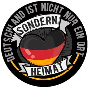 Sammys Shirt Store Deutschland ist Nicht nur II EIN Ort sondern Heimat Aufkleber 4,5 cm