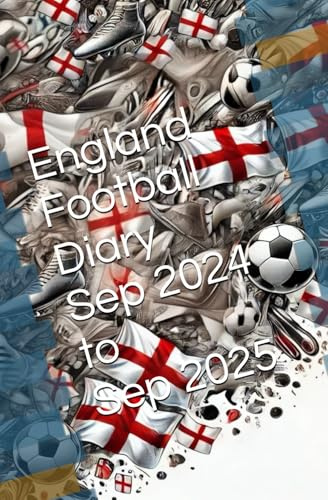 England Football Academic Diary 2024-2025 Week to View runs September to September. Lightweight Weekly Planner with Dotted Note Pages and ... & Notebook in one! Football's coming home!