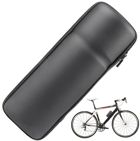 Veesper Tool Bike Bag, Waterproof EVA Water Bottle Tool Bike Pouch, 9.1x3.2x3.2 Bike Multi Bike Tool Bag, Zipper Bike Storage Bag for Water Bottle Cage