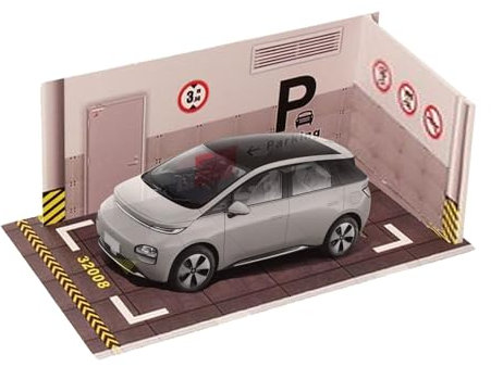 Toy Car Garage - Car Display Garage | Car Display Stand | Toy Car Parking Scene | 1/32 Escaliers PVC Toy Car Display Garage | Diecast Car Accessories For Car Enthusiasts Model Parking Lot For