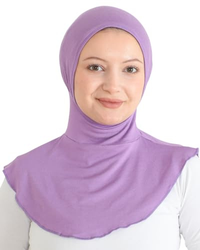 Prien Praktisch Hijab Für Damen, Sport Muslim Kopftuch, Flexible Schal, Chic Muslimische Kleid für Gym, Kopftücher Viskose Tuch