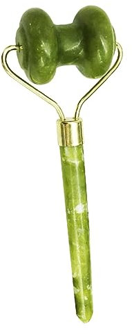 VICASKY Outil amincissant Facial de rouleau de massage double patin à roulettes Masseur de soins de la peau masseur à rouleaux outil de massage du visage masseur de visage Vert