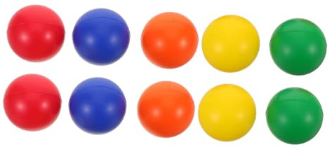 TOYANDONA 10piezas Pelota De De Playa Juego De Balones De Coloridas Palas De Playa para Lanzar y Atrapar Juguete para Actividades De Verano