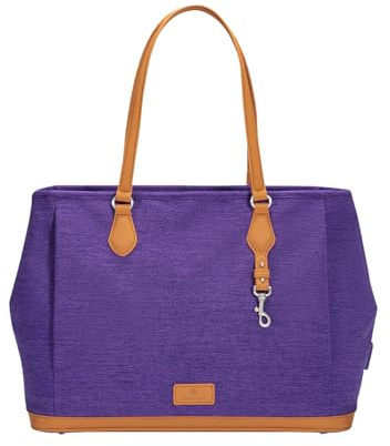 Nordace Siena Pro Tote Plus - Spacious 15 Inch Laptop Work Tote Bag for Everyday & Travel, Purple, normal