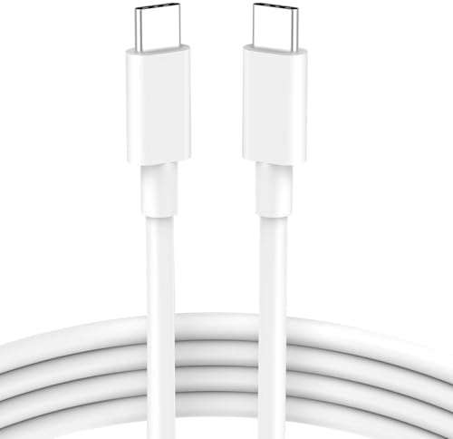 USB C to USB C Charger Cable 2M, 60W Fast Charging Cable Type C to Type C Cable Lead Wire for iPhone 17 16 15 Pro Max/Pro/Plus/Air, iPad, MacBook Air, Samsung Galaxy S25 S24 S23 S22 S21 S20