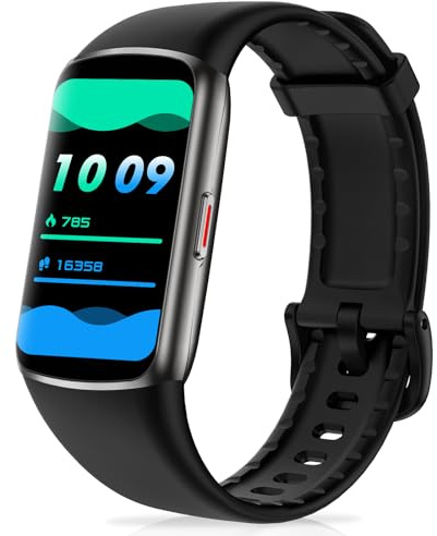 Bakoor Fitness Tracker Step Counter with 24/7 Heart Rate Blood Oxygen Sleep Monitor, 1.47''AMOLED Touch Color Screen Activity Watch, Smart Watches Pedometer for Women Men Android/iOS