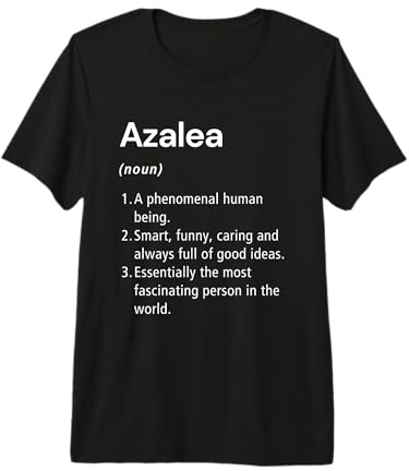 Azalea Name Definition Funny Dictionary Premium T-Shirt