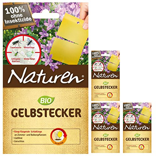 4 x Pack of 15 Naturen Bio Yellow Insecticide-Free