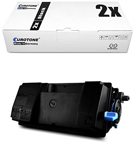 2X Eurotone Toner für Kyocera Ecosys M 3040 3540 DN ersetzt 1T02MS0NL0 TK3100
