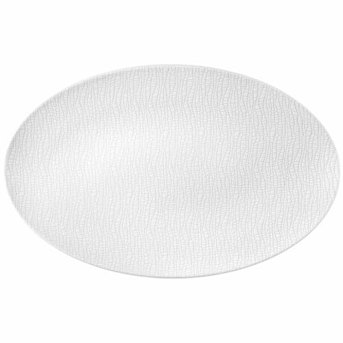 Seltmann Weiden 001.743928 Servierplatte oval, 40.3 x 25.8 x 2.5 cm, Weiß