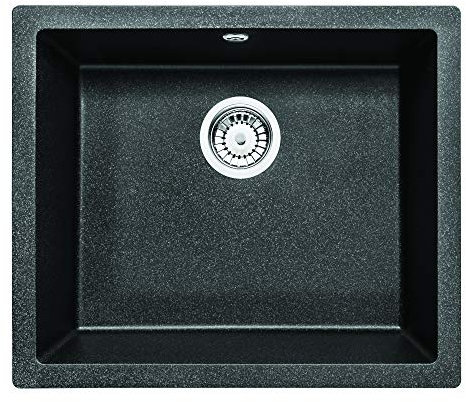 Deante; Fregadero bajo encimera de granito CORDA (ZQA_G10C); Color: grafito metalico
