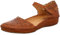 Pikolinos Halboffene Schuhe in Leder P. Vallarta für Frauen Farbe Brandy