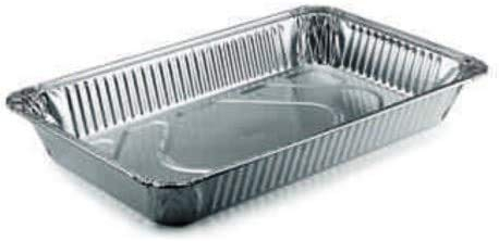 PZ 2 TEGLIA IN ALLUMINIO DA 8 PORZIONI PER PASTA AL FORNO LASAGNE FRITTATE E CANNELLONI VASCHETTA ALTA CM 5 BASE CM 32 X CM 27