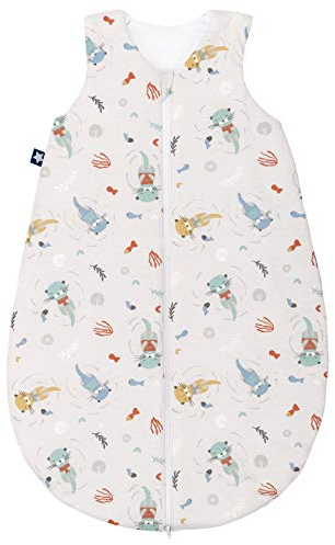 Julius Zöllner Baby Sommerschlafsack aus 100Prozent Jersey Baumwolle, Größe 98 , Standard 100 by OEKO-TEX, Little Otti