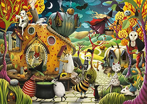 Ravensburger Happy Halloween 1000 Piece Jigsaw Puzzle for Adults and Kids Age 12 Years Up