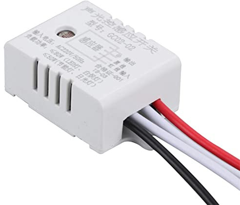 AC 220V 50Hz Interruptor automático Interruptor de sensor controlado por luz y sonido