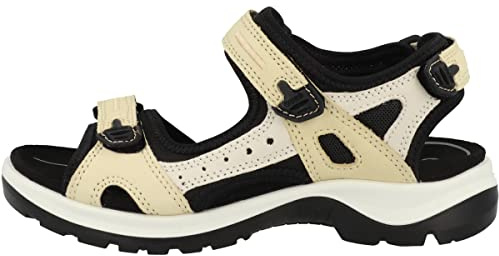 Ecco Offroad Women's Open Toe Sandals , Straw Shadow White, 3.5/4 UK