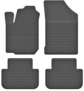 Gummimatten Automatten Gummifussmatten Gummi Fußmatten Satz für Toyota Aygo I Bj. 2005-2014 U_C-19