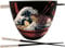 Pyramid International Vincent Trinidad GP85782 Ensemble de ramen avec bol et baguettes (design Great Wave) Bol en céramique 532 ml, paire de baguettes en bois laqué – Produit officiel