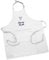 Amikado Tablier de cuisine à personnaliser 100% coton bio - Broderie prénom, motif - Plusieurs couleurs - Idée cadeau personnalisé (Blanc)