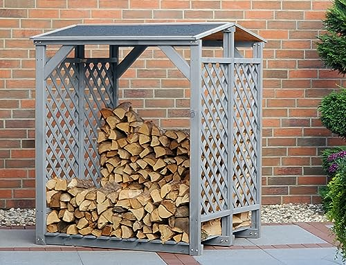 Promadino Kaminholzlager imprägniert (grau)