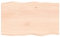 Tidyard Tischplatte Massivholzplatte Eichenplatte Holzplatte Platte Ersatztischplatte 100x60x4 cm Massivholz Eiche Unbehandelt Baumkante