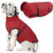 KOESON Hunde-Angstweste, bequeme Beruhigungsweste für Hunde, verstellbarer Entlastungsmantel für Hunde, Anti-Angst-Hemd, Donnerjacke, Angstlinderung bei Gewitter, Feuerwerk, Trennung, Rot, Größe XXXL