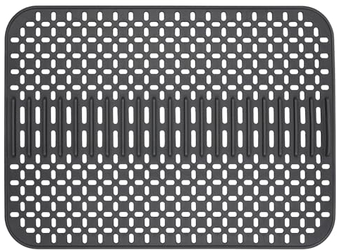 MOLEDINO Kitchen Silicone Sink Mat Large 17x12.5,Sink Liner Protector Sink Drainer Mat Silicone Dish Drying Mat for Kitchen Counter,Drip Mat Heat Resistant & Non-Slip (Grey)