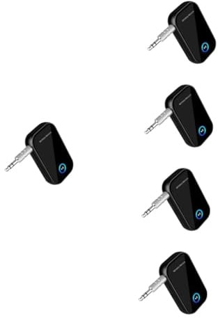 OSALADI 5stücke Audio Receiver Adapter Für Auto Und Zuhause Kabelloser Musikempfänger Mit Freisprechfunktion Für Aux-anschlüsse Und Stabile Verbindung