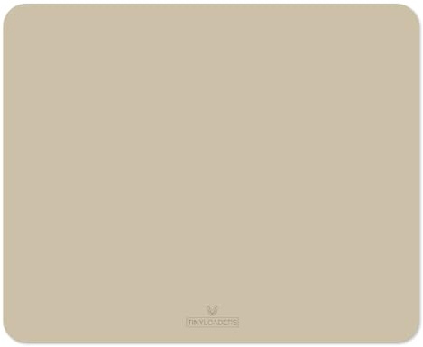 TINYLOADERS Hochwertige Bodenmatte zur Unterlege Hochstuhl Kinderstuhl Kinder Spielmatte Spritzmatte für Kunst waschbare Entwöhnungsmatte wasserdichter Rutschfester Bodenschutz 110 x 95 cm Hellbraun