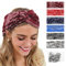 6 Stück Mehrfarbiges Breite Haarband Kopftücher, Sommer Boho Stirnband Print Haarschmuck, Dauerhaft Haarbänder Damen Breite Elastische Weiche, Yoga Sport Haarband Mehrfarbig für Frauen Mädchen