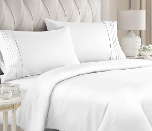 Grace King Size Duvet Cover Sets Premium Microfiber Kingsize Duvet Cover Sets (230 x 220 cm) 3 Pcs - Ultrasoft Hypoallergenic Reversible Quilt Cover Non Iron Luxury Bedding Set With Zipper Closure