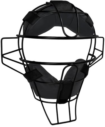 Misaakoeq Baseball-Catcher-Maske, Schiedsrichter-Gesichtsmaske - Verstellbare Schiedsrichter-Maske für Baseball | Die traditionelle Baseball-Schiedsrichtermaske aus hohlem Stahl mit bequemer Passform